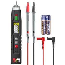 CENPEK Non-Contact Digital Voltage Tester 600V AC/DC Voltage Test Multifunctional Electric Tester with Live Detection Diodes Capacity Continuity etc