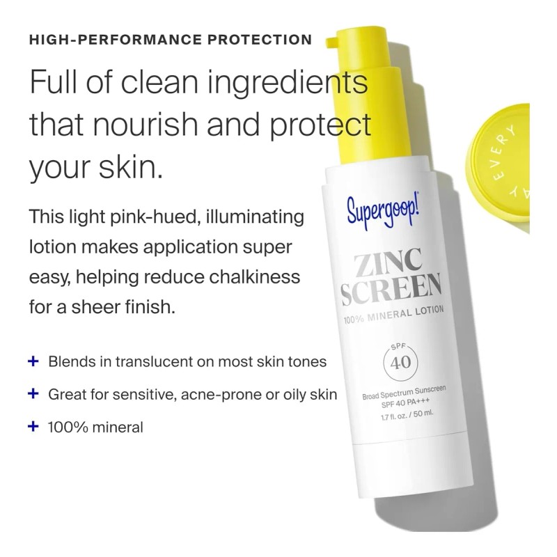 ¡supergoop! Zincscreen - 1.7 Fl Oz - Spf 40 Pa+++