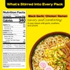 immi Black Garlic "Chicken" Ramen, 100% Plant Based, Keto Friendly,