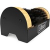 Heavy Duty Wooden Shoe Brush Cleaner Outdoor Floor Mount or