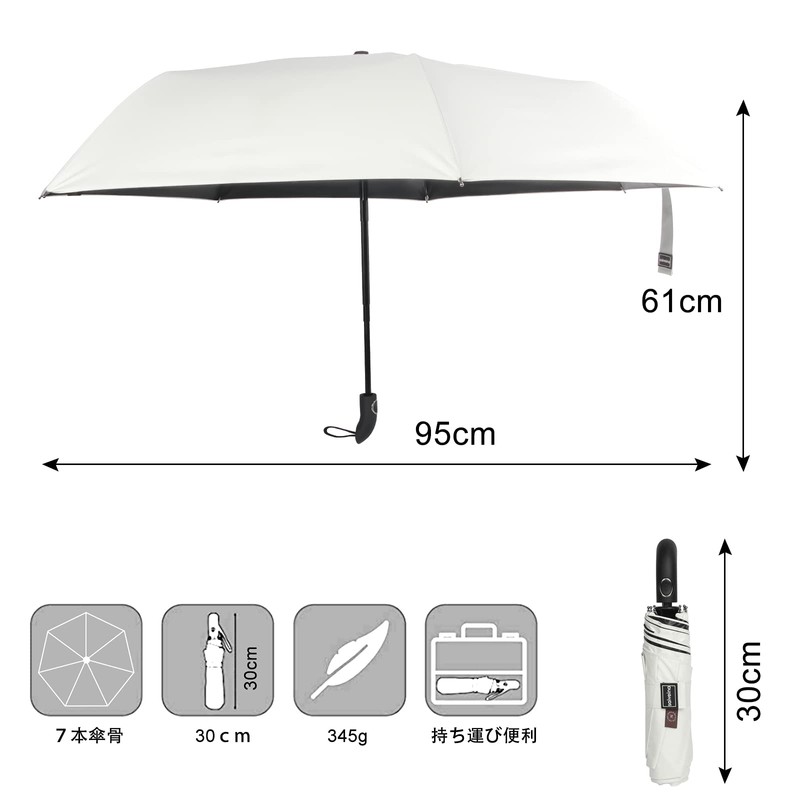Folding Umbrella, Women's, Men's, One-touch Automatic Opening/Closing Umbrella, For Both