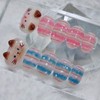 Cozy cat handmade nail tips - Blue / 포근한 고양이