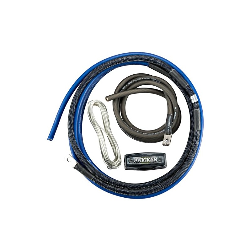 Kicker PK4 4AWG Single Amplifier PowerKit