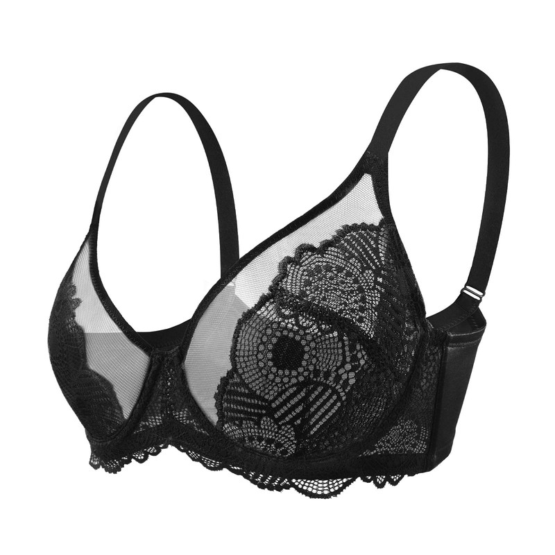 HSIA Minimizer Bra for Women Full Coverage Lace Plus Size