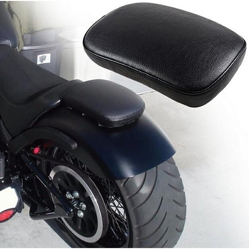 Anzene Rectangular Pillion Passenger Pad Seat 6 Suction Cup For