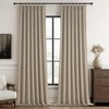 Black Out 96 Inch Long Boho Curtains 2 Panel Set,