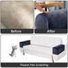 Niuoppy 2Pcs Velour Armchair Covers Protector Slipcovers, Chair Arm Cover