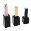 T Tulead 3PCS Acrylic Cube Display Black Display Stand Square