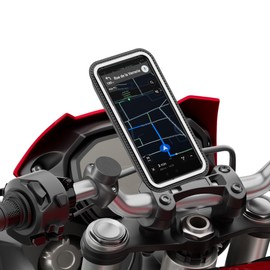 Shapeheart - Magnetic motorbike phone holder Pro | Anti vibration | Waterproof motorcycle handlebar phone mount | 360° orientation