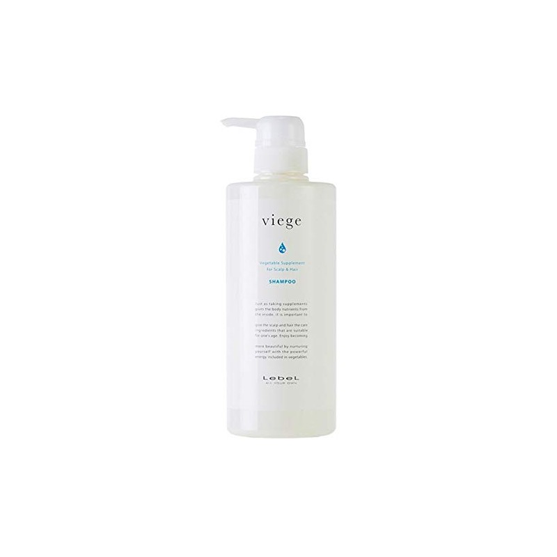 Lebel Viege Hair Shampoo - 600 ml (Green Tea Set)