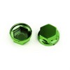 MAD HORNETS 30pcs Motorcycle Green Plastic Hexagon Socket Screw Covers