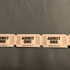 Unbranded Admit One Lot 0f 30 Numbered. Party, Event ,