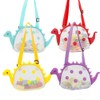 Dinosaur Mesh Beach Bag for Kids Shell Collecting Totes Portable