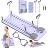 Tabla Abdominal Multifuncional,Rodillos Abdominales Plegables,con Bandas Elásticas 38 lbs en