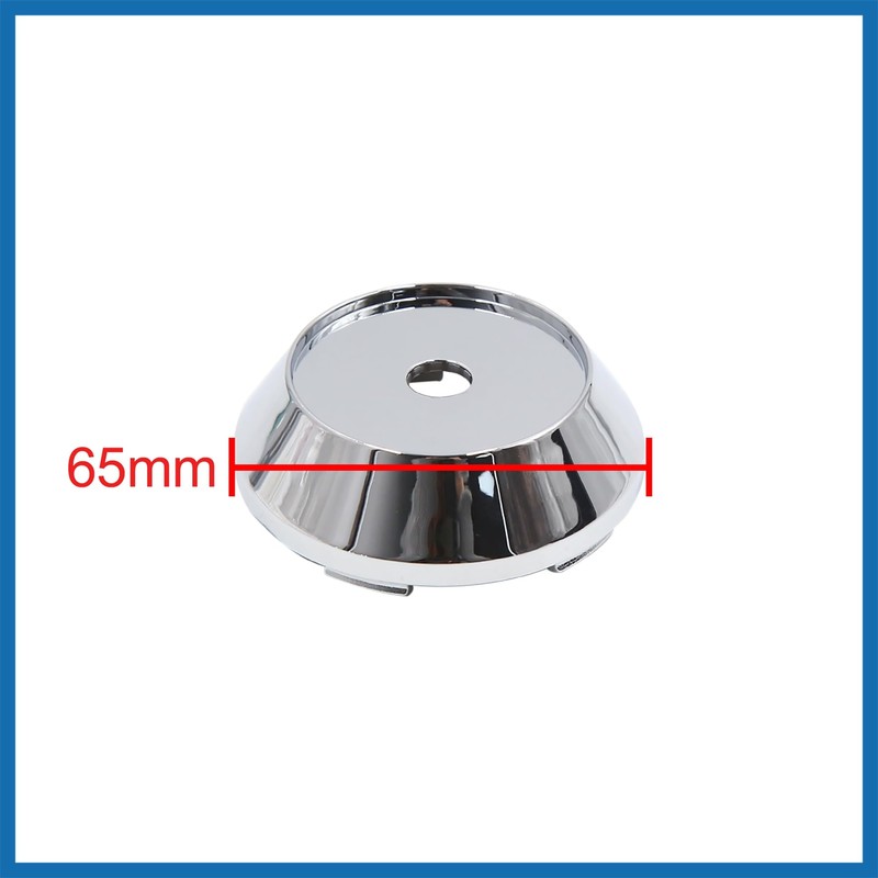 A ABSOPRO 4pcs 65mm Dia 5 Clips Car Wheel Tyre