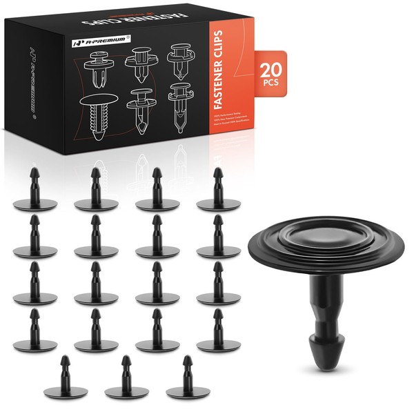 A-Premium 20PCS Nylon Retainer Clip Fasteners Compatible with Honda CR-V