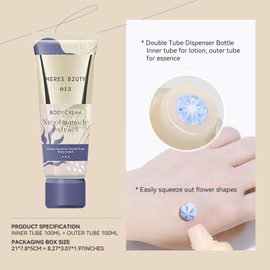Gaayou Scentd Body Lotion 2 in 1 Body Cream Long Lasting Body Moisturizers Hand Cream Double Tube Essence Body Butter for Women Dry Skin (Sweet Paris)