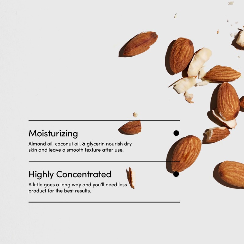 LATHER - Almond Shave Crème, 4 oz - Non-Foaming Luxurious