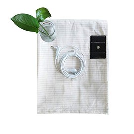 Grounding Mat, 36x90 Inch Grounding Sheet for Sleep with 15 ft. Grounding Cord, Pure Silver Fiber for Wellness Benefits Sleep & More Energy