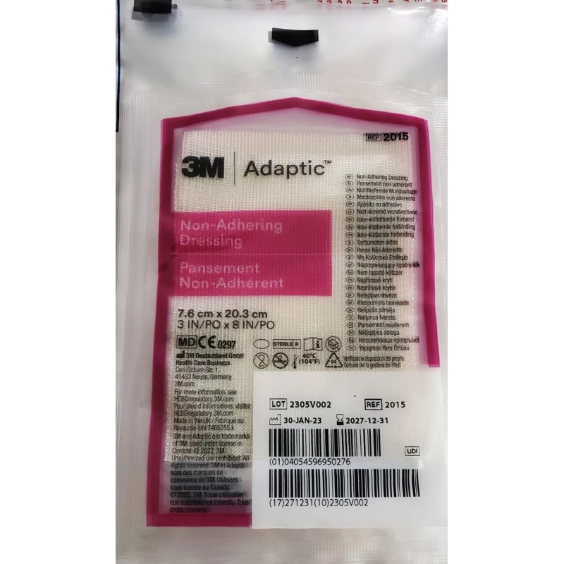 Adaptic 12 SHEETS ONLY! 💞Adaptic Non-Adhering Dressing/Pansement Non Adhering 3×8