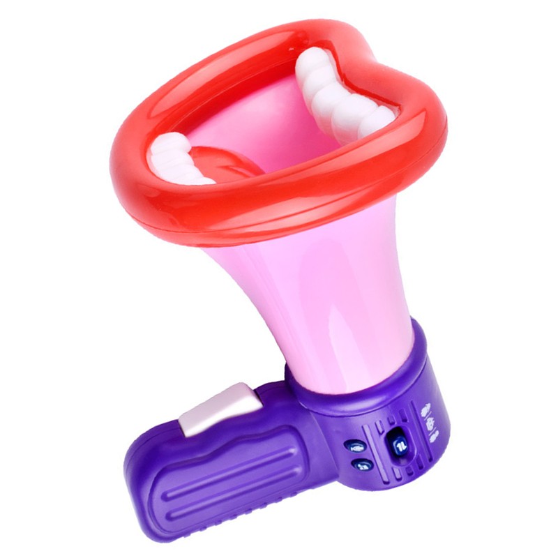 Voice Changer Horn Toy for Kids Mouth Shape Multi Button