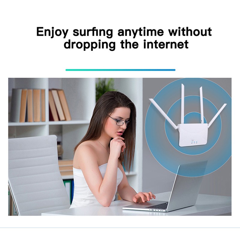 4G LTE Wireless Router 300Mbps Cat4 Mobile WiFi Hotspot Router