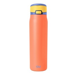 Simple Modern Mesa Loop Water Bottle with Straw | 30oz Cup Holder Friendly Insulated Stainless Steel Bottles for Travel, Sports and School | Mango