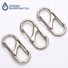 Multi-purpose S-hook carabiner car keyring BL key ring holder / 다용도 S고리 카라비너 자동차 키링 BL 열쇠고리 홀더