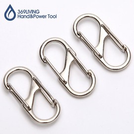 Multi-purpose S-hook carabiner car keyring BL key ring holder / 다용도 S고리 카라비너 자동차 키링 BL 열쇠고리 홀더