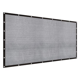 LOVE STORY 10x12FT Shade Cloth Knitted Mesh Tarp with Grommets Screen Mesh Netting for Patio Porch Balcony Greenhouse Dump Truck