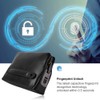Fipilock FL-V1 Men Zipper Leather Wallet Smart Fingerprint Security Anti