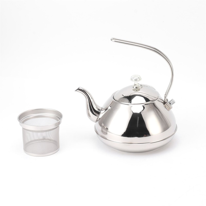 Stainless Steel Teapot Large Capacity Stovetop Kettle with Filter for