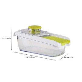 Gravidus Vegetable Grater with Attachments and Collection Container