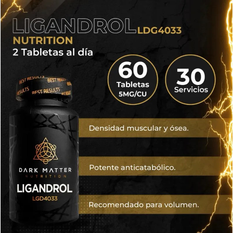 Dark Matter Ligandrol, 60 Tbs Sfn Neutro