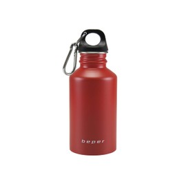 Beper Isolierflasche mit Karabiner Standard rot
