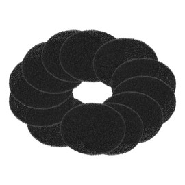 MOOTVGOO 12 Pack 6.7" Compost Bin Filters, Activated Charcoal Compost Filters for Kitchen Compost Bucket Home Countertop Compost Pail, Round