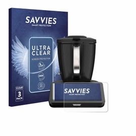 Savvies 3 Pack Screen Protector compatible with Vorwerk Thermomix TM7 Protection Film Clear