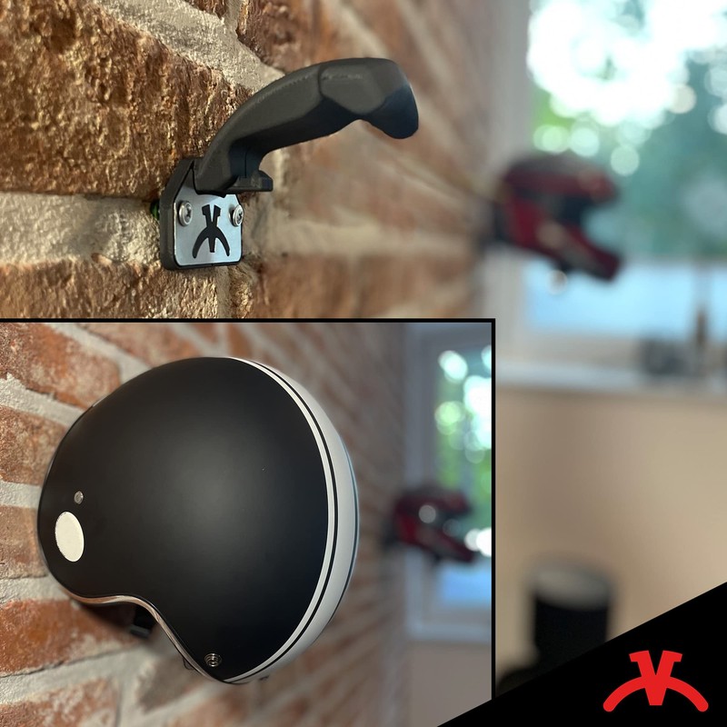 V-Cant-C Helmet Holder - The Invisible Motorcycle Coat Rack -