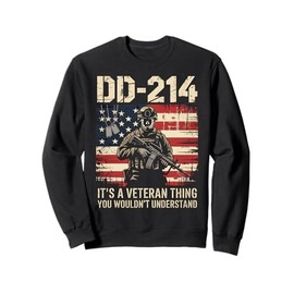 DD-214 Discharge Humor for Proud US Veteran Sweatshirt