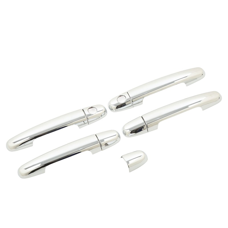 8 Pcs Car Exterior Door Handle Cover ABS Chrome Door