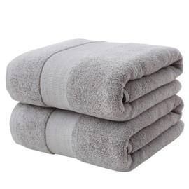 Juego de Toallas de baño Premium de 2 Piezas, algodón Hilado en Anillos, Ligero y Altamente Absorbente, de Secado rápido, Toallas súper Suaves for... 
