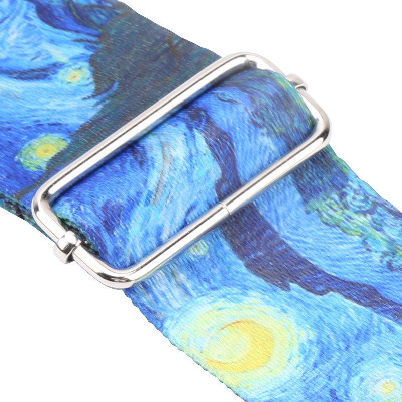 Nylon Guitar Strap Breathable Musical Instrument Accessories for Folk/Electric Guitar