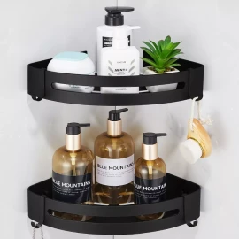 MARZSEFLO 2 Piezas Estante Para Baño Esquinero Regadera Cocina
