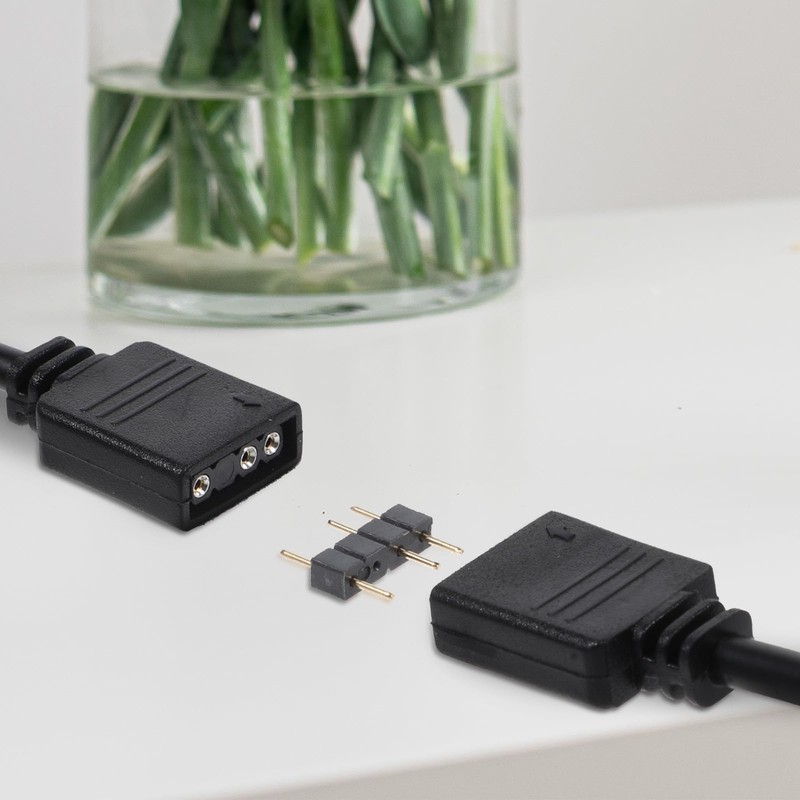 1-to-3 ARGB Splitter Cable, 2 Pack RGB Splitter Cable 5V