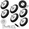 Upgraded DLEX8000V DLEX9000V DLEX7700VE Dryer Drum Roller Replacement for LG,