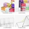 AIEVE Drink Packet Organizer, 2-Tier Water Flavor Packet Holder for