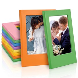 Pafeooui 30 Pack Mini Magnetic Picture Frames, 2x3 Inch Small Table Photo Holders For Fridge, Whiteboard, Locker Decor, 6 Colors
