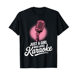 Cool Karaoke Art For Women Girls Singing Music Karaoke Lover T-Shirt