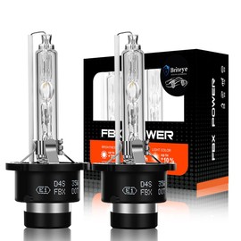 Briteye Car Headlight HID D4S 8000K High Luminance Genuine Replacement HID Bulbs D4S 35W 12V (Pack of 2)