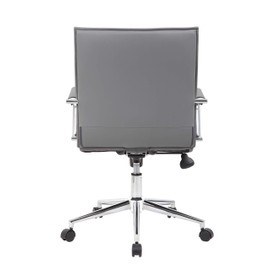 Boss Office Products Hospitality Chair, Grey